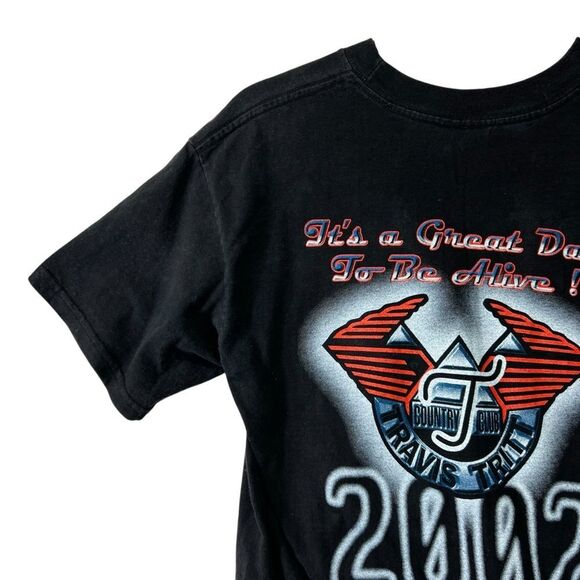 vintage medium Travis Tritt t shirt 2002 tour 2001 tshirt - Picture 9 of 12